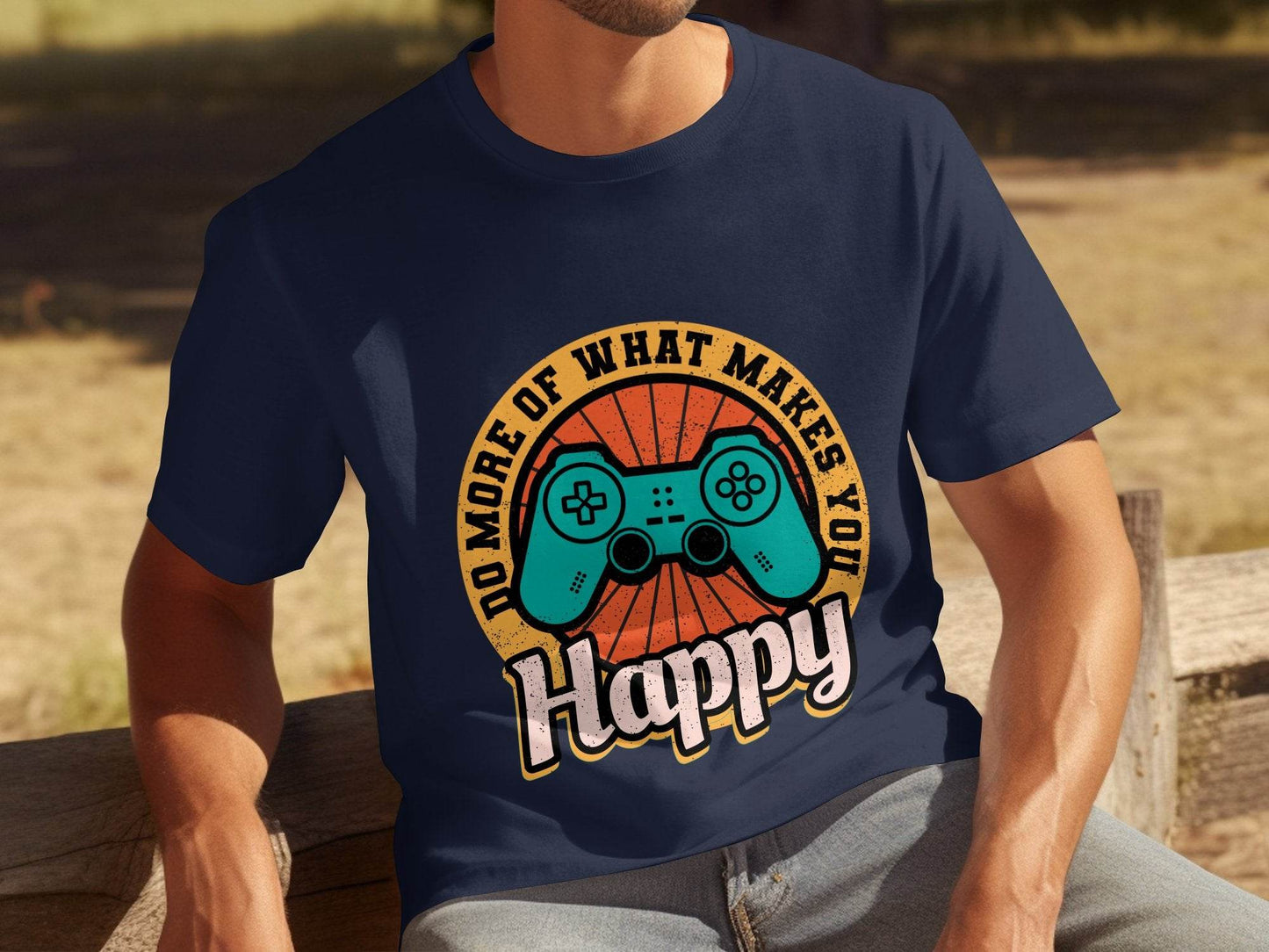 Do More Of What Makes You Happy Graphic T-Shirt - Design & Vybe