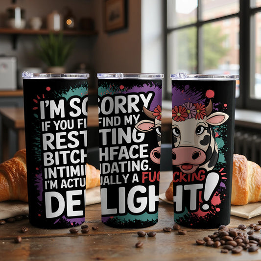 Sorry Find My Resting Bitchface Tall Tumbler product