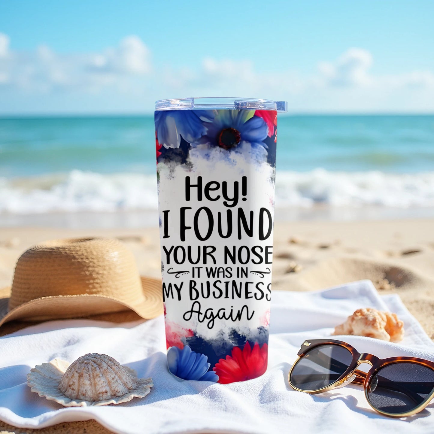 Found Your Nose In Business Again Tumbler product