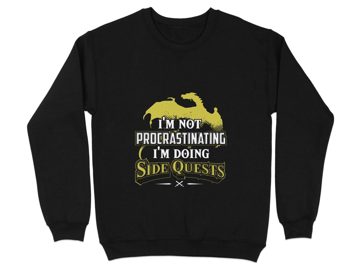 I Am Not Procrastinating I Am Doing Side Quests Sweater - Design & Vybe