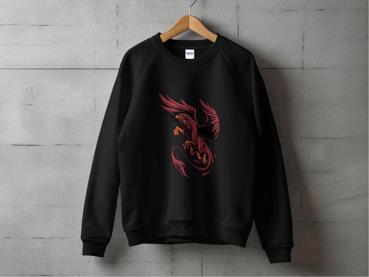 Fierce Mythical Creature Art Design Printed Sweater - Design & Vybe