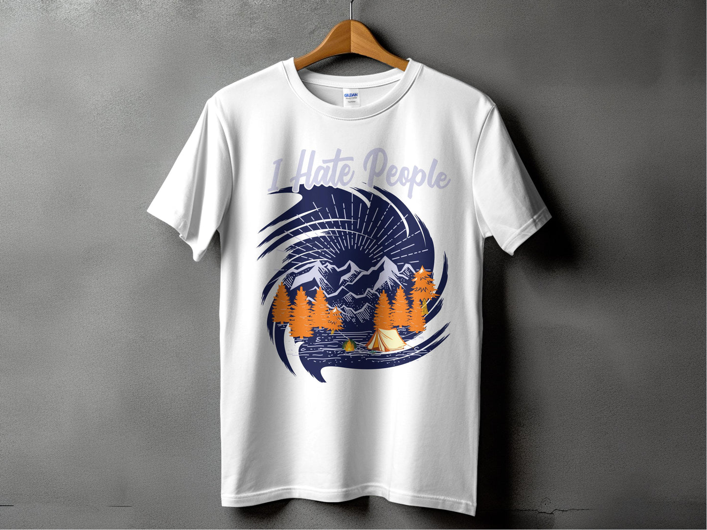 I Hate People Camping Nature Graphic T-shirt product type