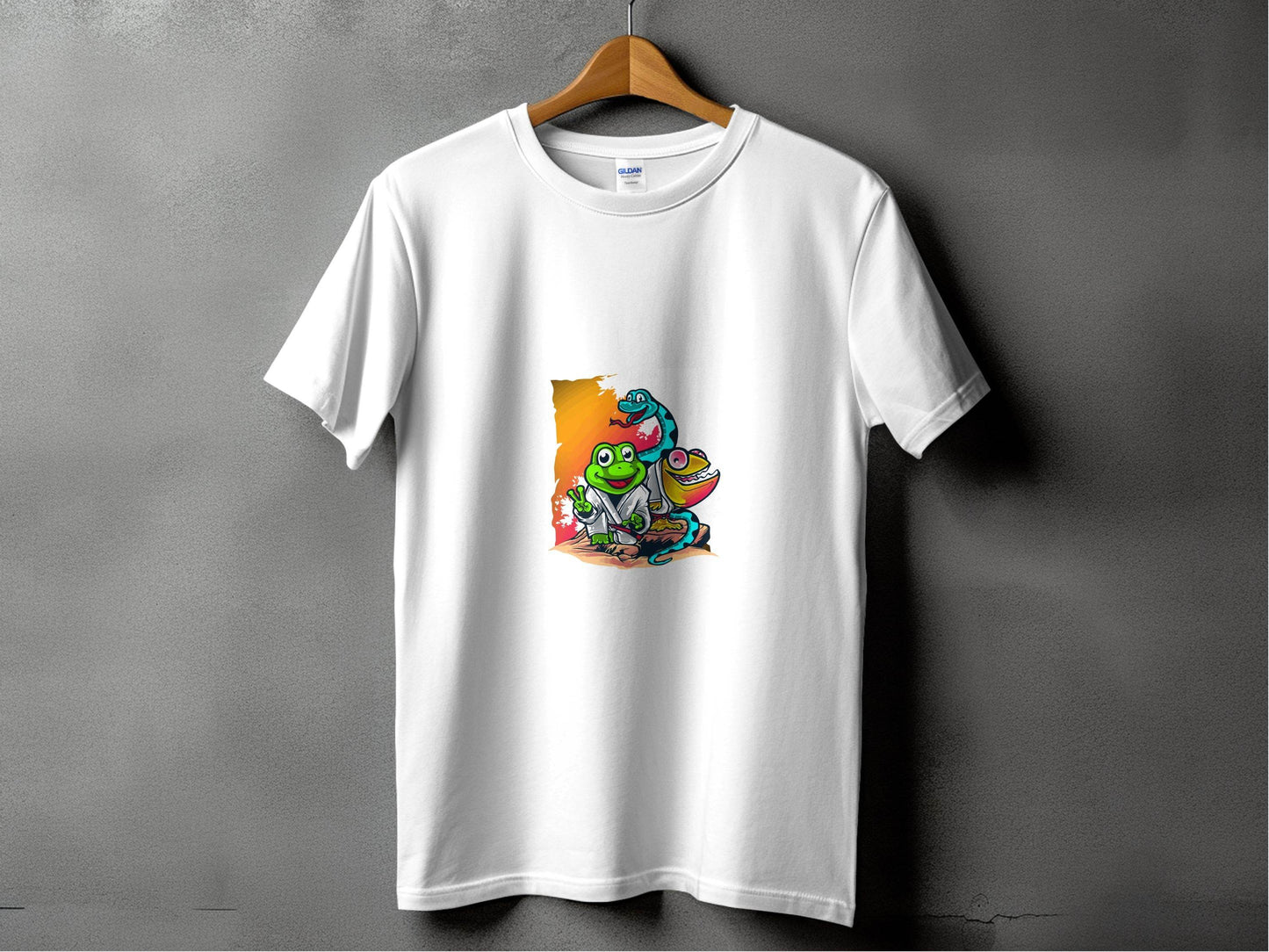 Animals in a Dojo Fighting Styles Illustration T-Shirt - Design & Vybe