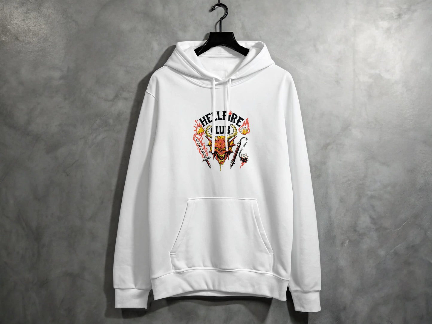 Hellfire Club Inspired Design White Hoodie product