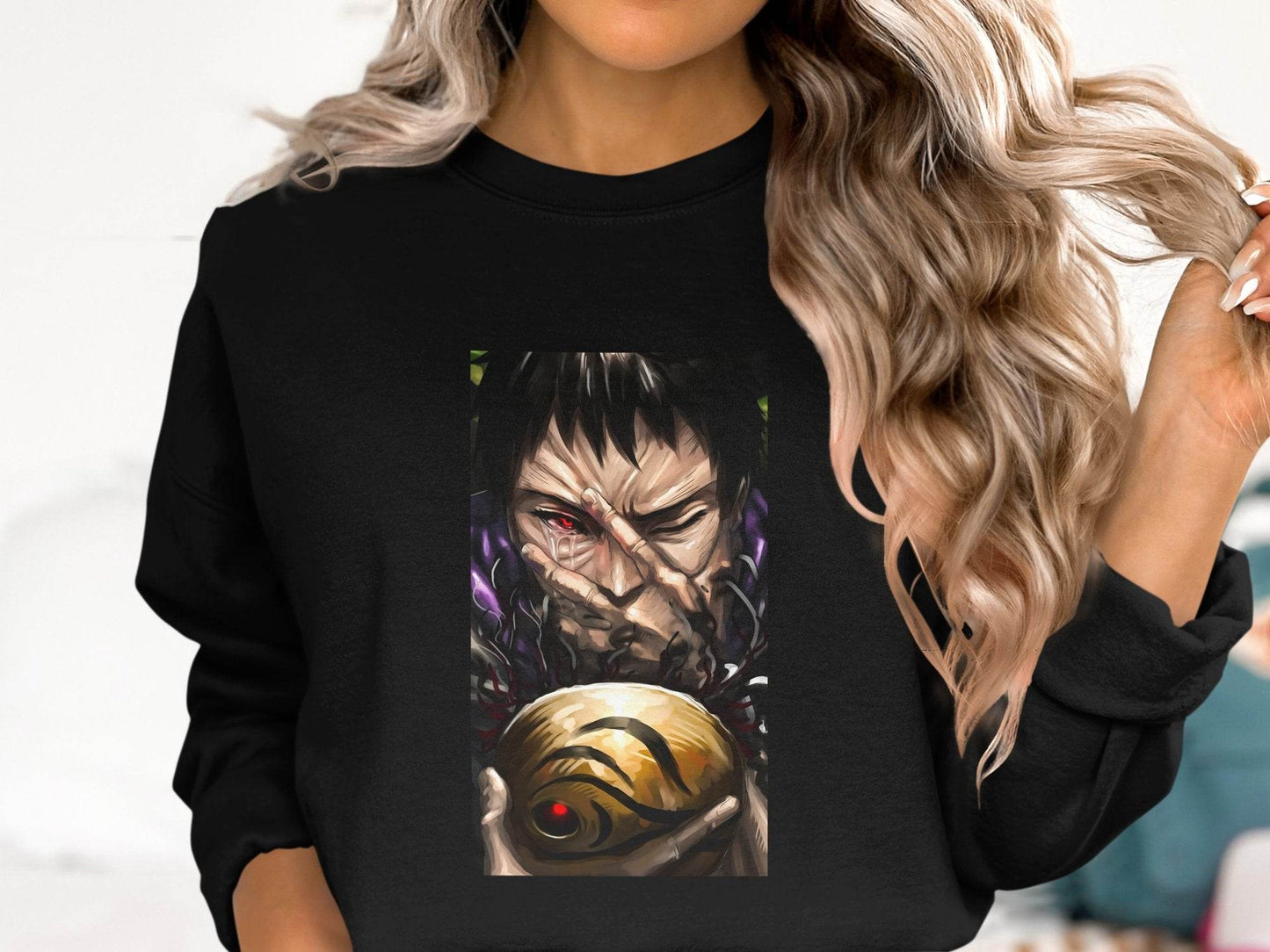 Crying Man Golden Sphere Graphic Novel Inspired Art Sweater - Design & Vybe