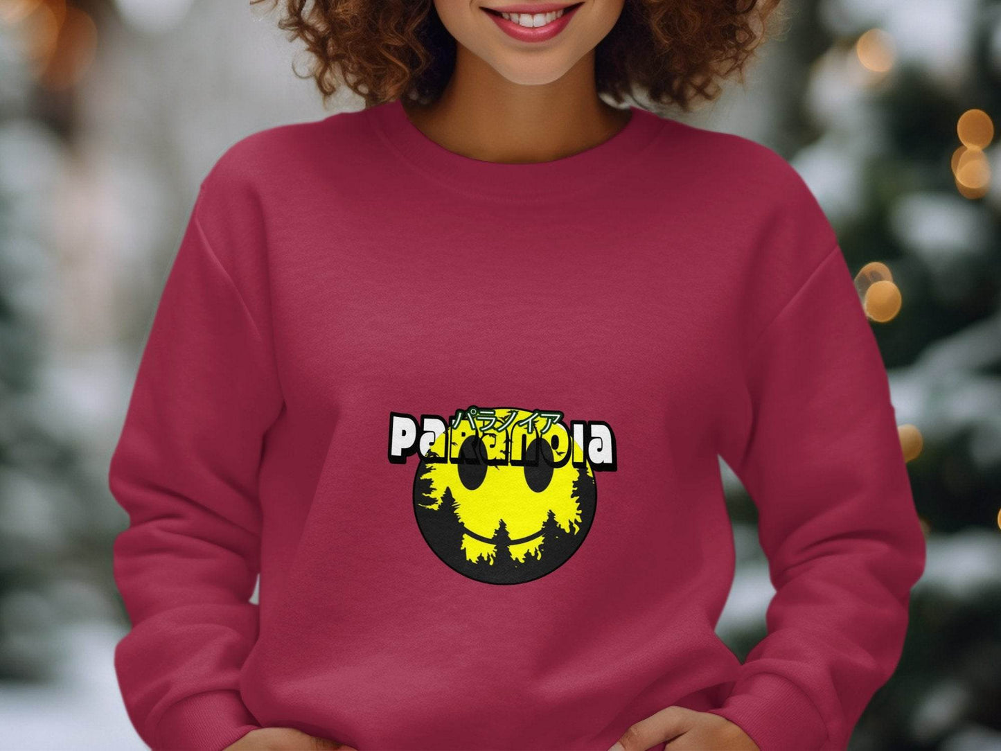 Paranoia With Japanese Text Graphic Image Hoodie - Design & Vybe