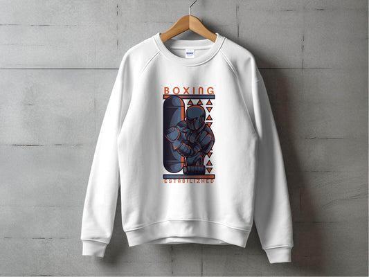 Established Boxing Warrior Punching Bag Bold Style Sweater - Design & Vybe