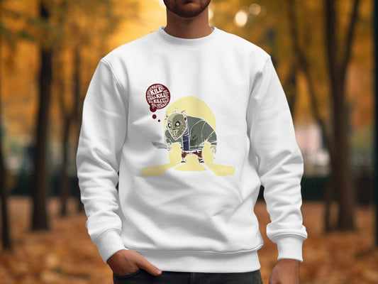 Jason Voorhees Kill Thoughts Friday Horror Movie Sweater - Design & Vybe