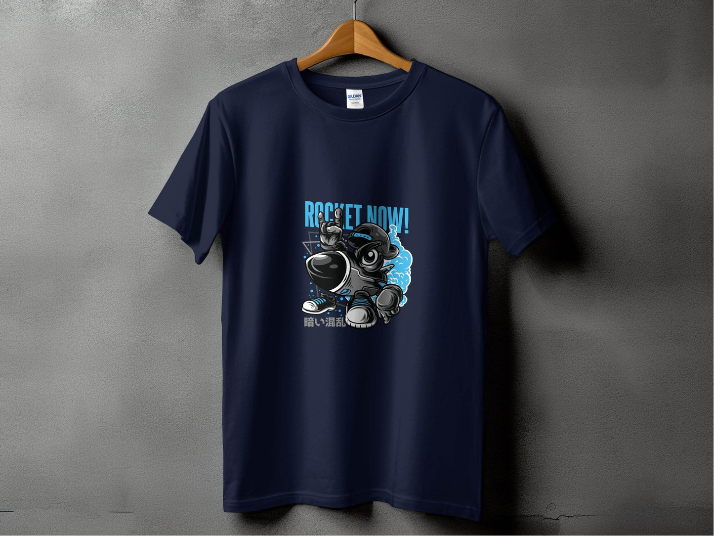 Rocket Now Cartoon Character Cool Design Art T-Shirt - Design & Vybe