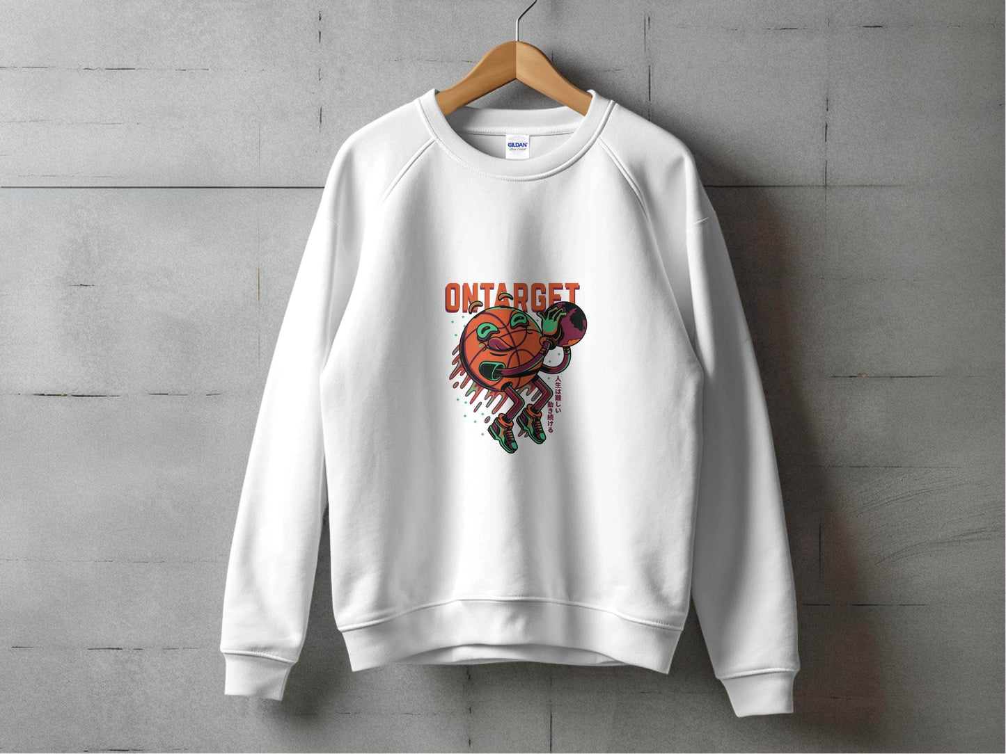 On Target Basketball Globe Design Premium Style Hoodie - Design & Vybe