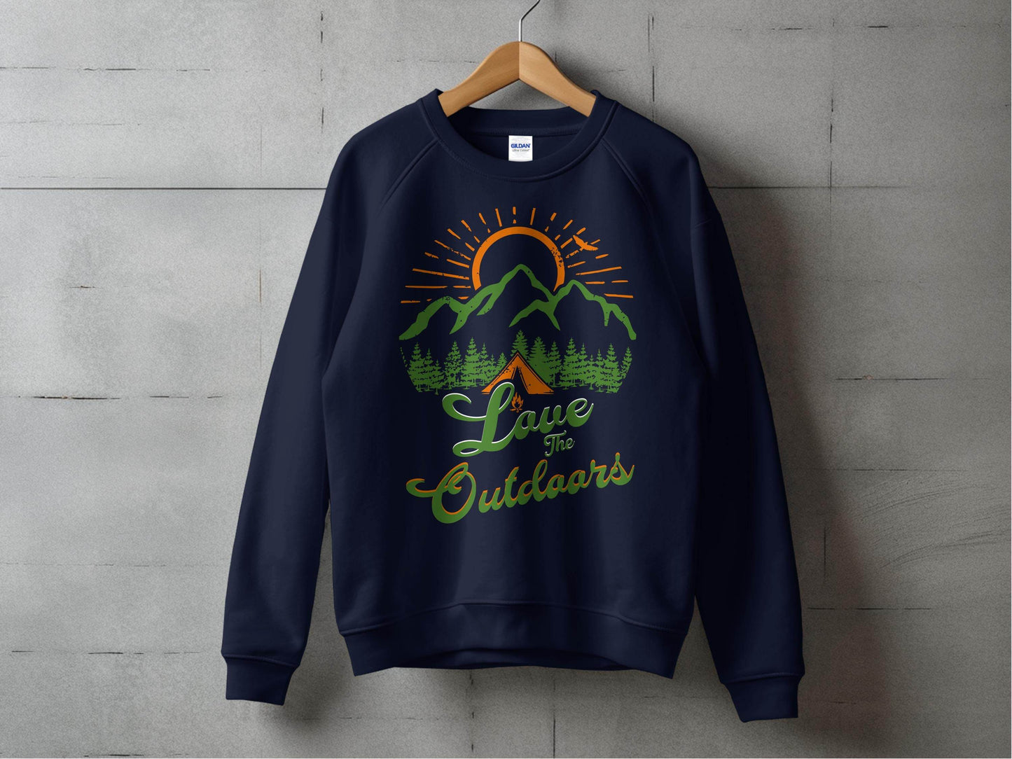 Love The Outdoors Graphic Adventure Sweater - Design & Vybe