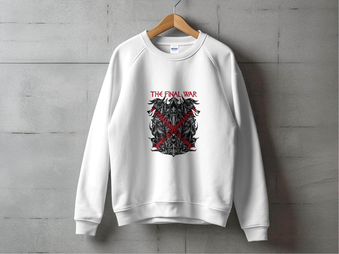 The Final War Dragon Design Graphic Print Sweater - Design & Vybe