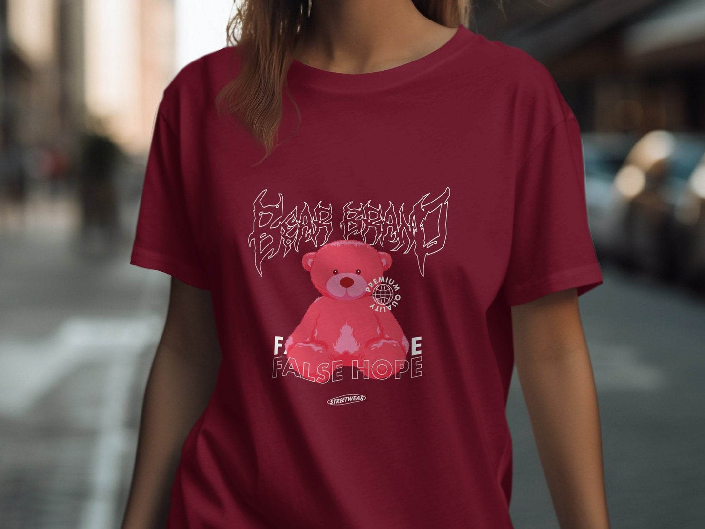 False Hope Teddy Premium Quality Graphic Design T-Shirt - Design & Vybe
