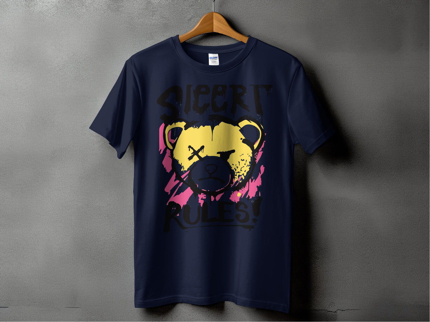 Fierce Bear Graphic Tee with Bold Statement product type
