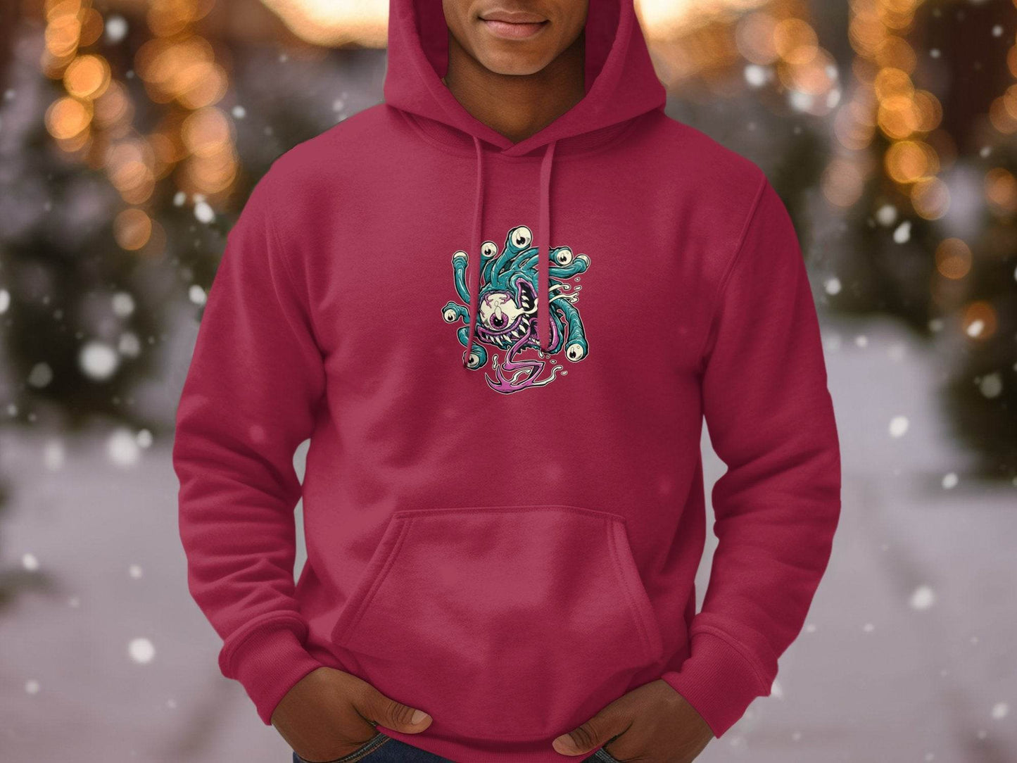 Eye Monster Colorful Fantasy Illustration Graphic Hoodie - Design & Vybe