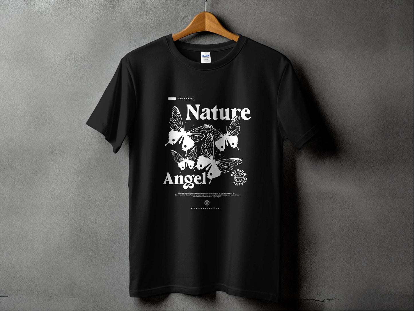 Authentic Nature Angel Graphic Novelty Stylish T-Shirt - Design & Vybe