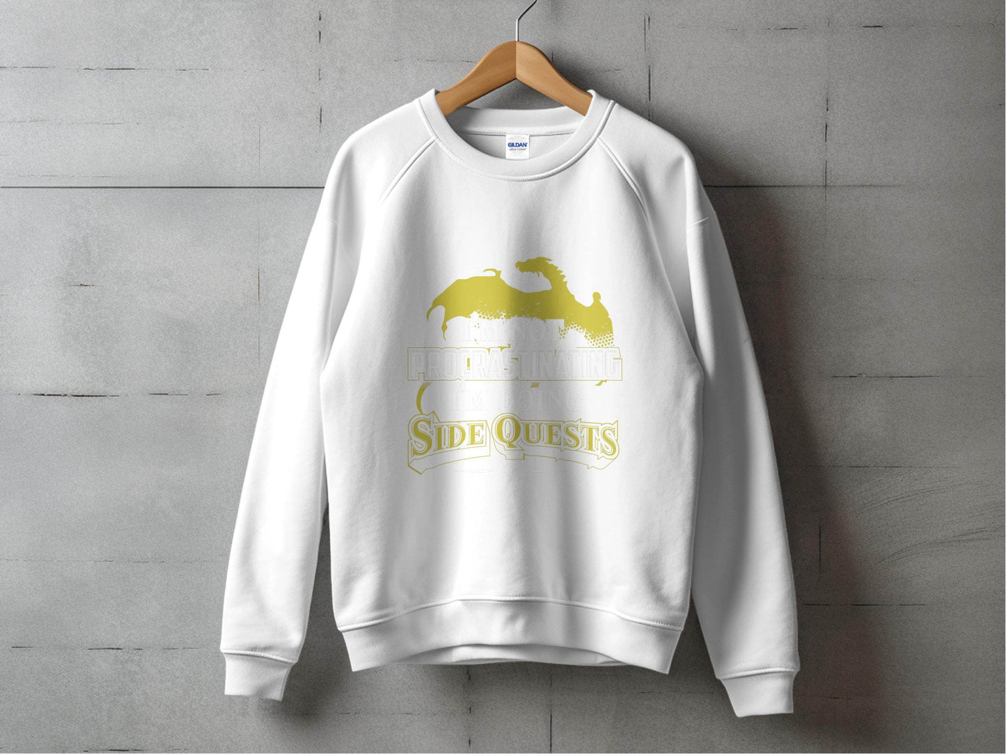 I Am Not Procrastinating I Am Doing Side Quests Sweater - Design & Vybe