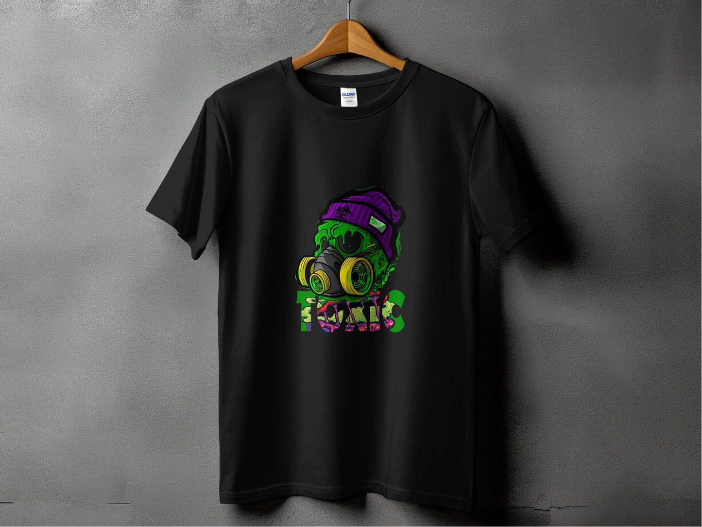 Toxic Waste Character Image Design Printed Graphic T-Shirt - Design & Vybe