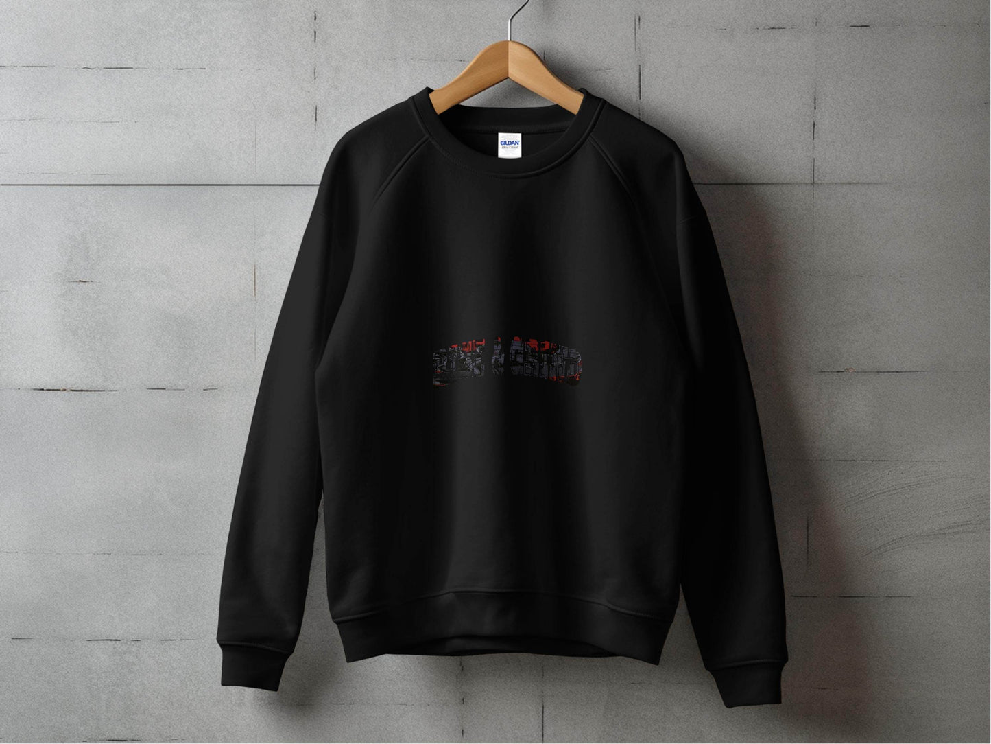 Rise and Grind Red Graphics Motivational Slogan Sweater - Design & Vybe