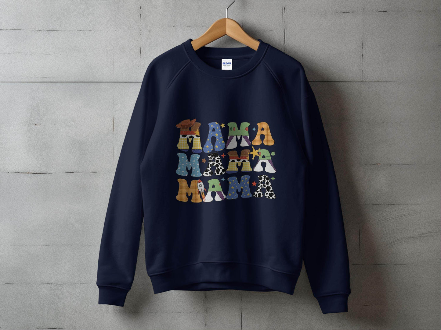 Colorful Mama Letters Cute Family Mama Life Sweater - Design & Vybe