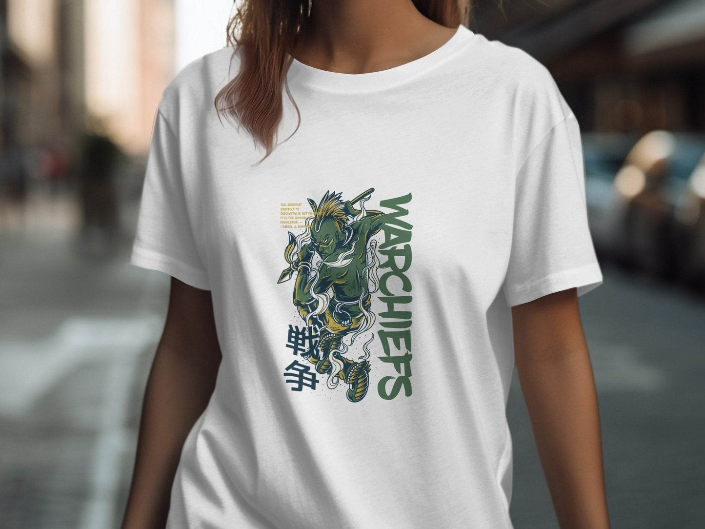 Warrior with Spear Graphic Urban Style Inspired T-Shirt - Design & Vybe