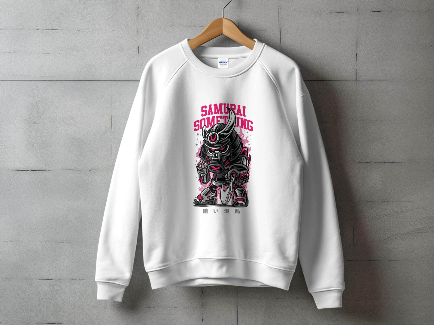 Samurai Something Design Featuring Swords and Shoes Sweater - Design & Vybe