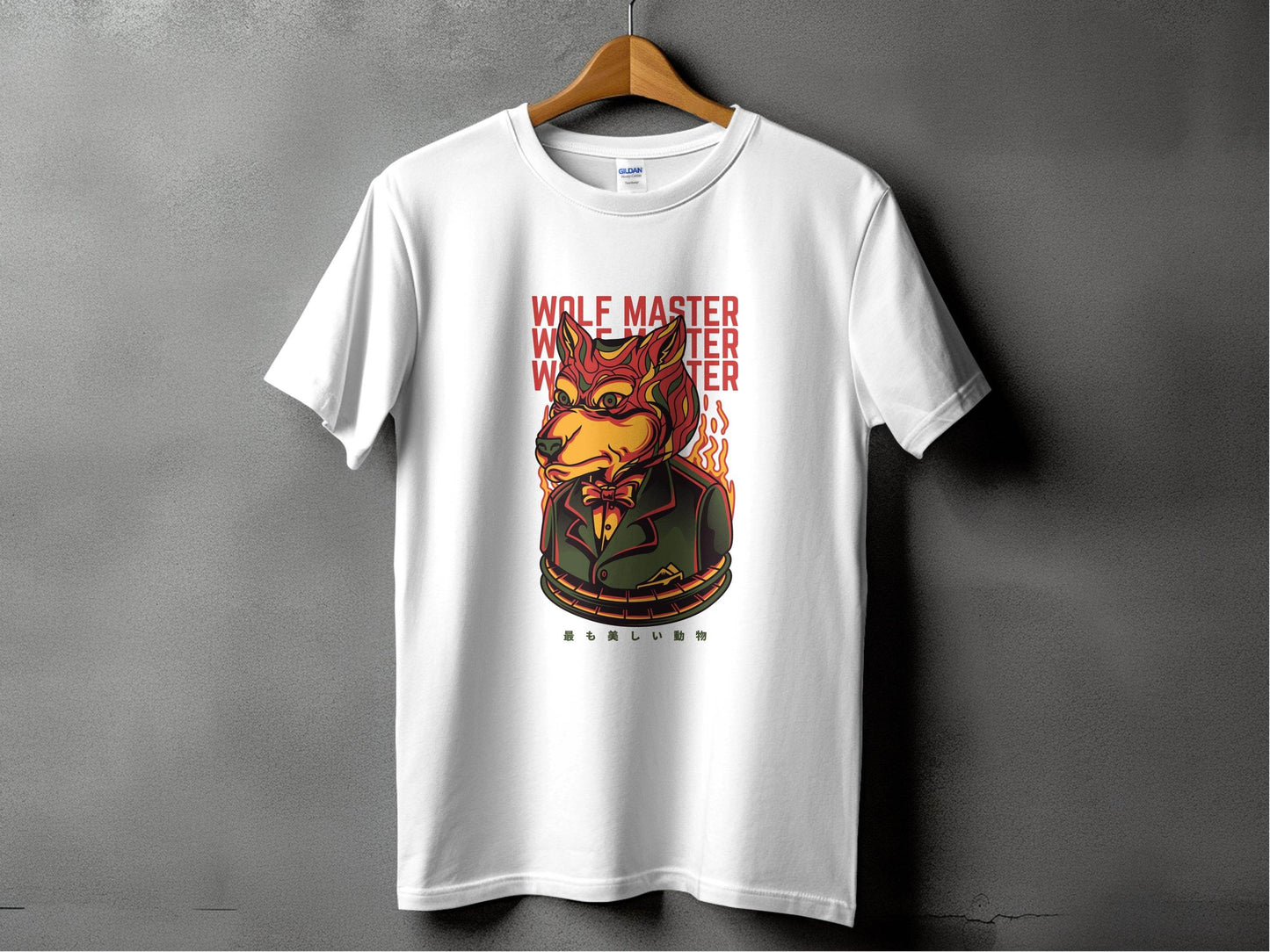 Wolf Master Illustration Artistic Apparel Design T-Shirt - Design & Vybe