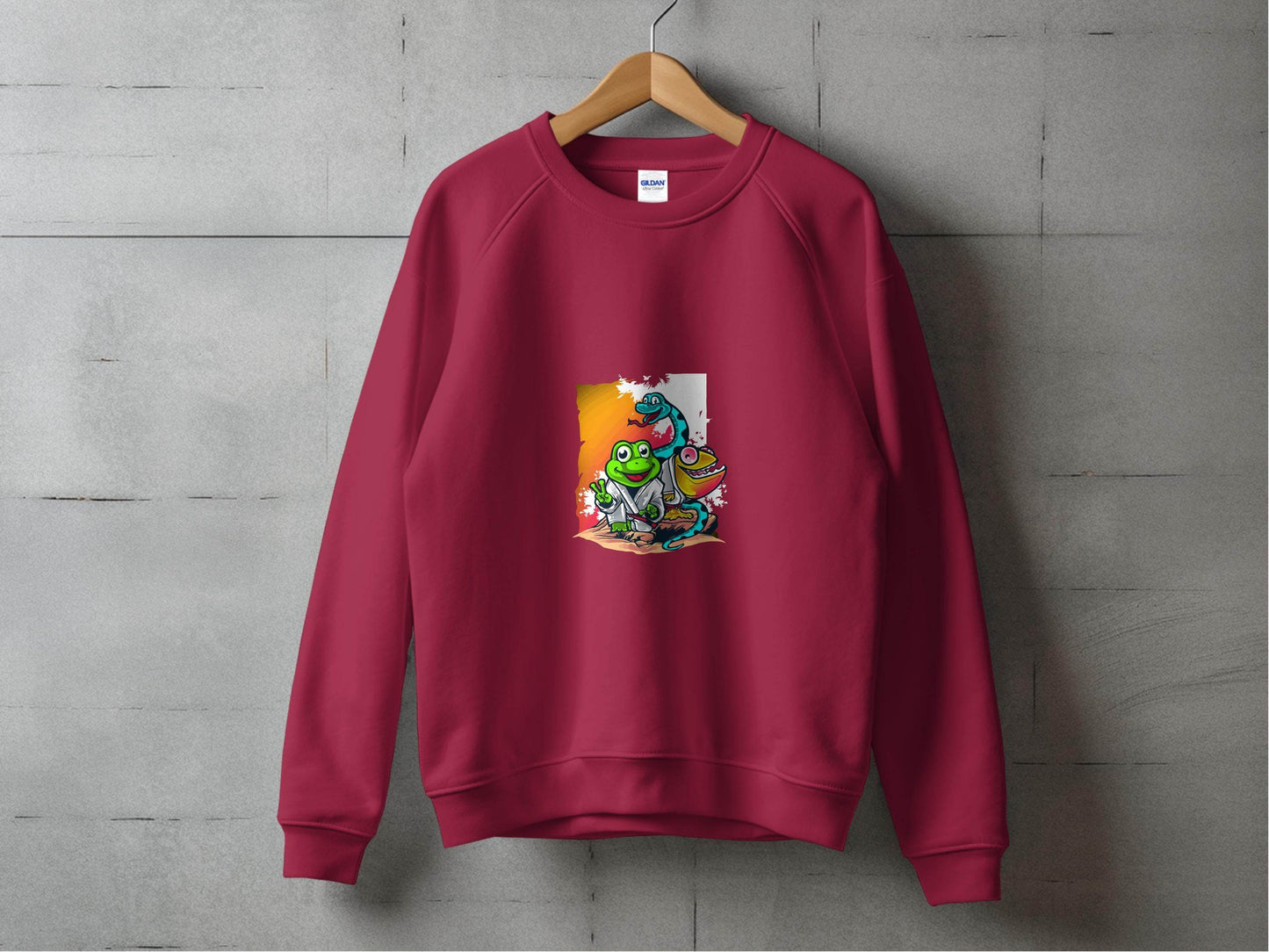 Animals in a Dojo Fighting Styles Illustration Sweater - Design & Vybe