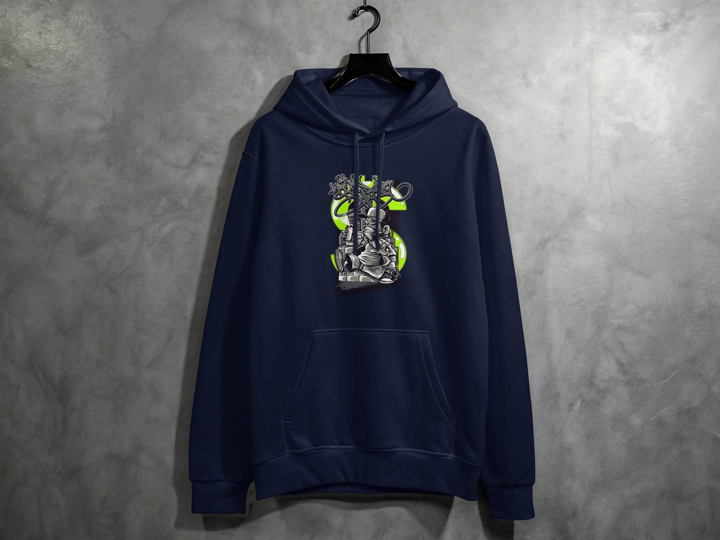 Urban Street Art Graffiti Character Design Printed Hoodie - Design & Vybe