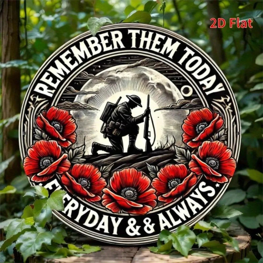 Don’t Forget" Reminder Metal Art Decor