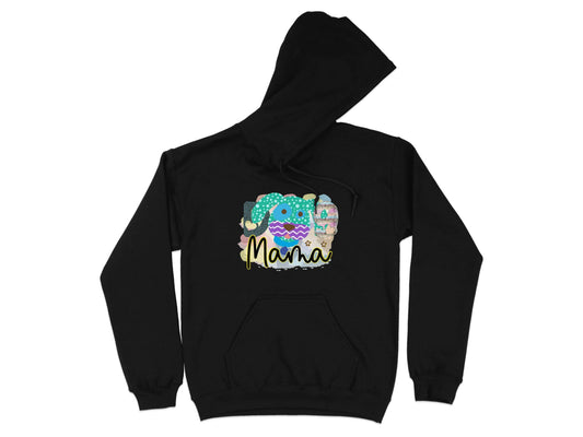 Dog Mama Colorful Graphic Design Great Gift Idea Hoodie - Design & Vybe
