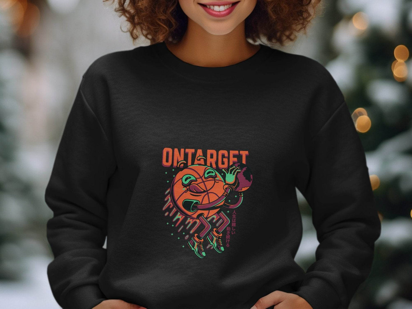 On Target Basketball Globe Design Premium Style Hoodie - Design & Vybe