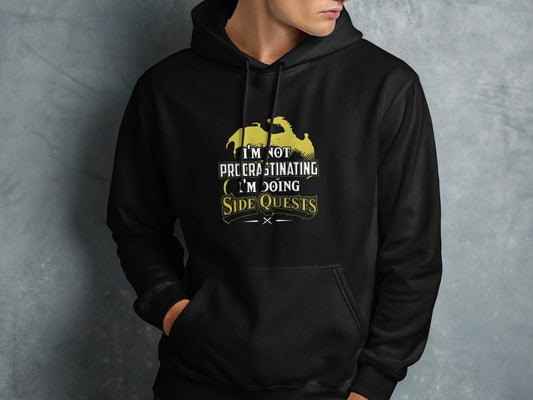 I Am Not Procrastinating I Am Doing Side Quests Hoodie - Design & Vybe