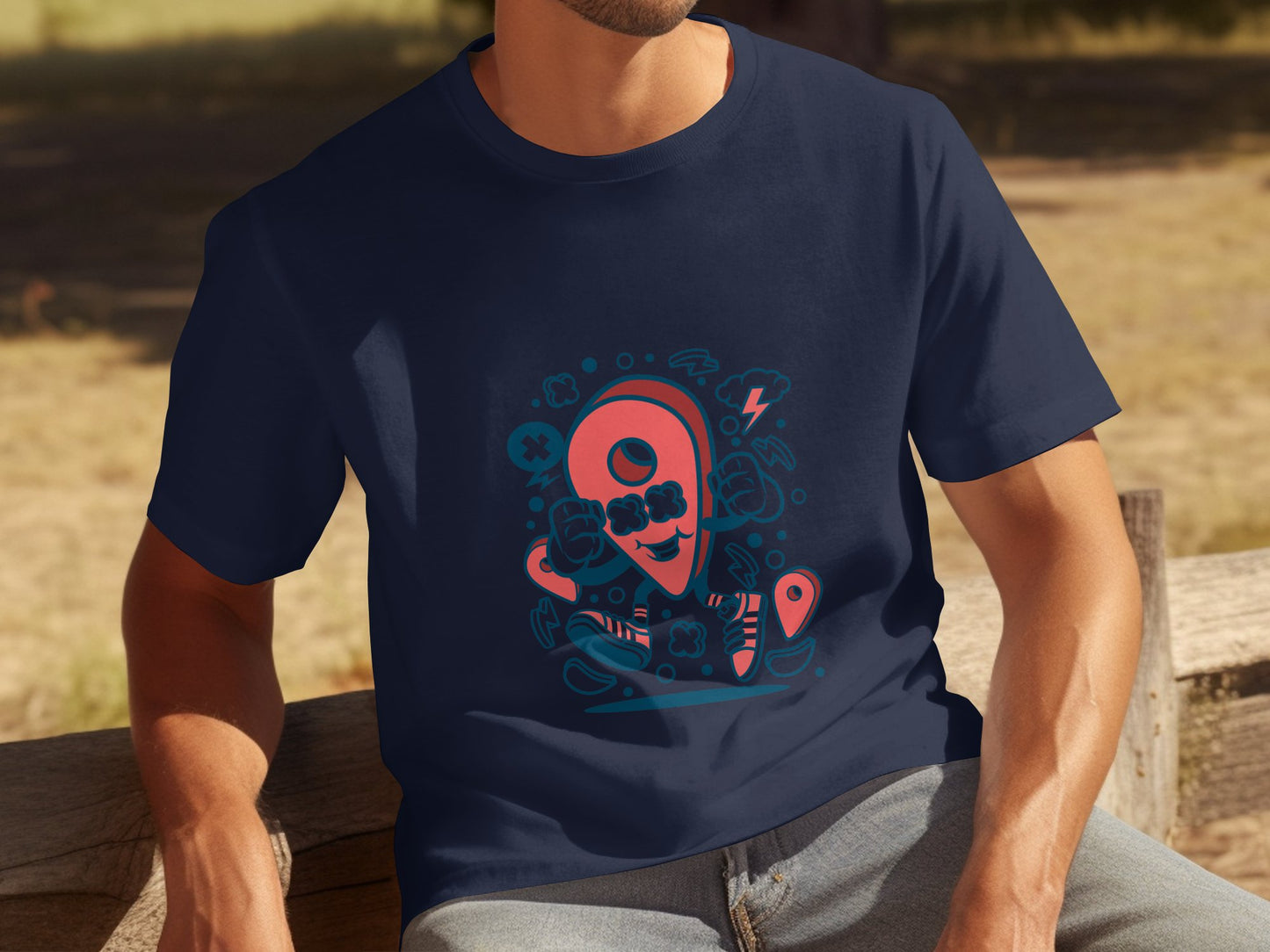 Mysterious Fighter Illustration T-shirt product