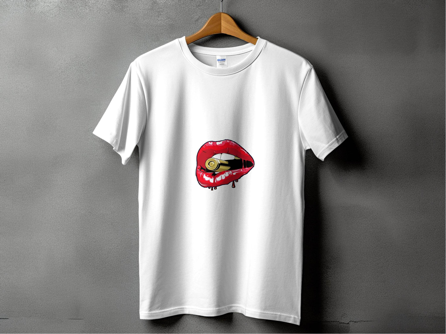 Crooks And Castles Bullet With Red Lips Graphic T-Shirt - Design & Vybe
