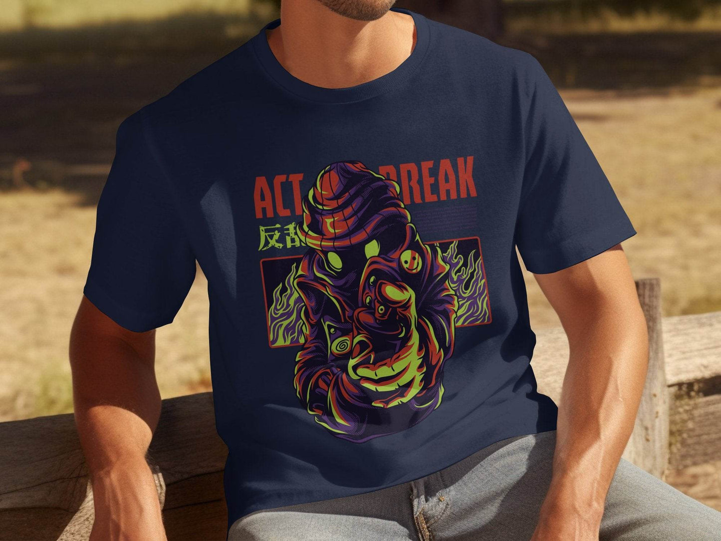 Act Break Graffiti Style Creative Design T-Shirt - Design & Vybe