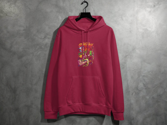 Helicopter Showdown Illustration Graphic Print Style Hoodie - Design & Vybe
