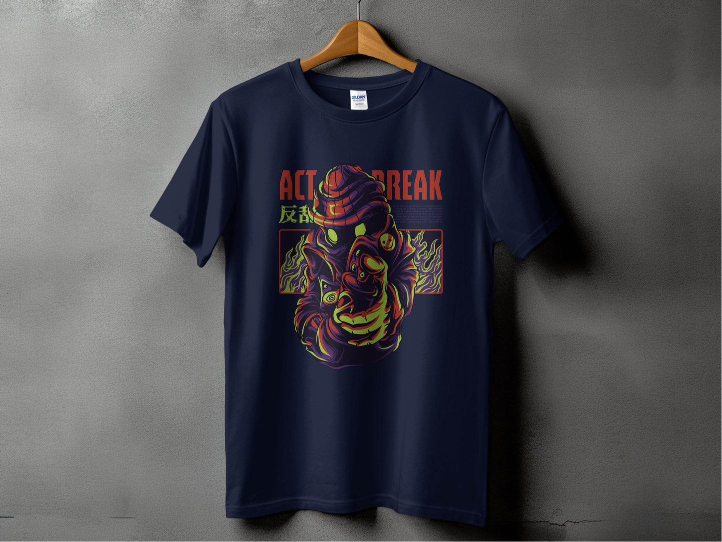 Act Break Graffiti Style Creative Design T-Shirt - Design & Vybe