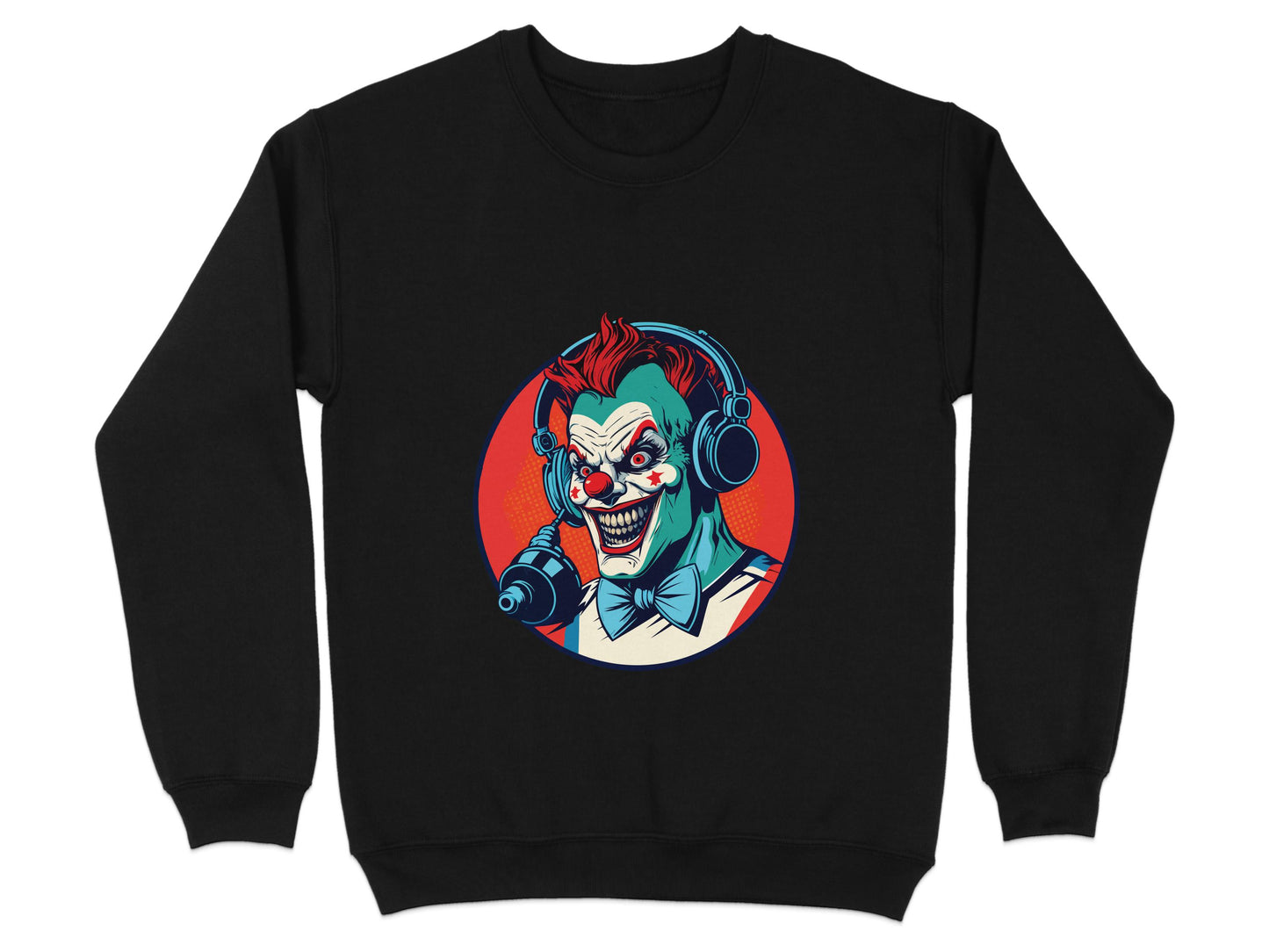 Creepy Clown Gamer Graphic Sweatshirt product type
