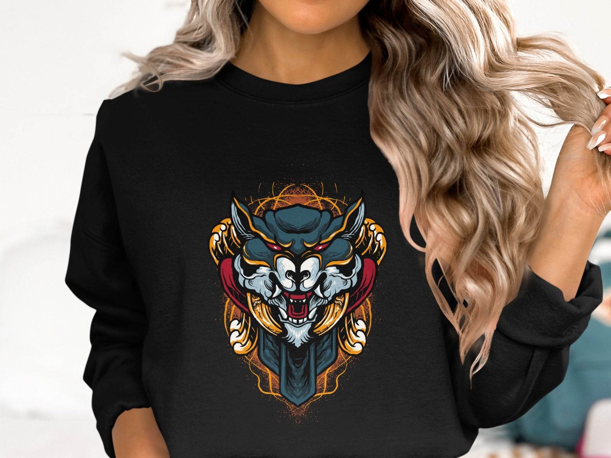 Fierce Design Sweater Stylish Exclusive Graphic Sweater - Design & Vybe