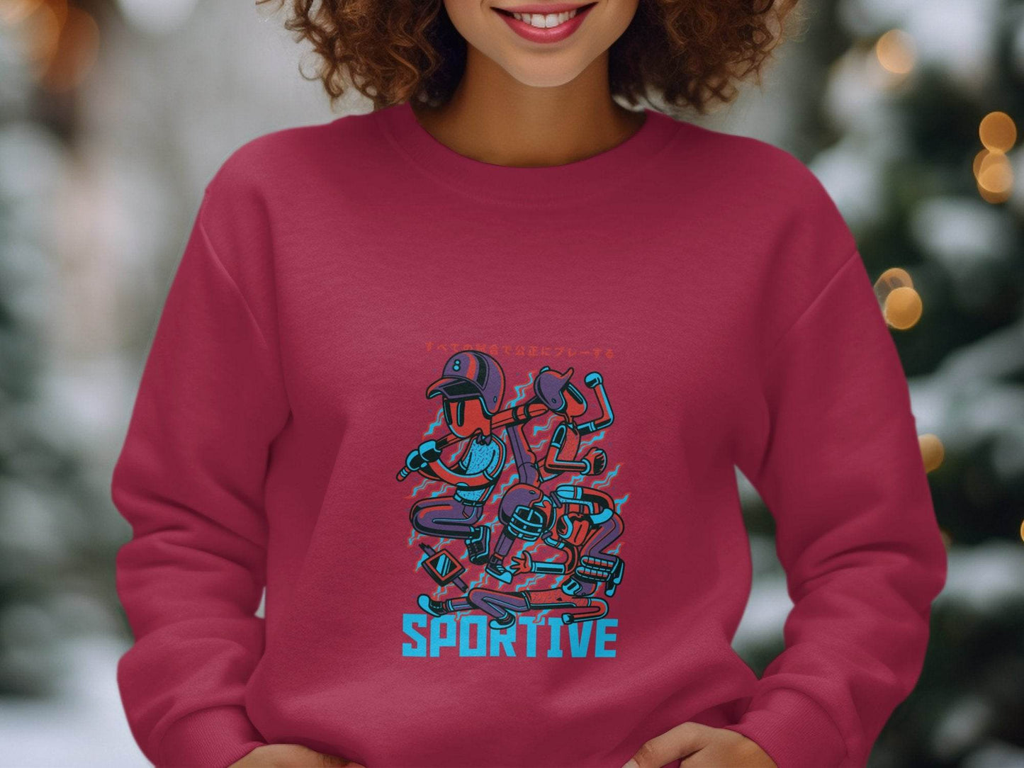 Sportive Characters Artistic Graphic Design Premium Hoodie - Design & Vybe