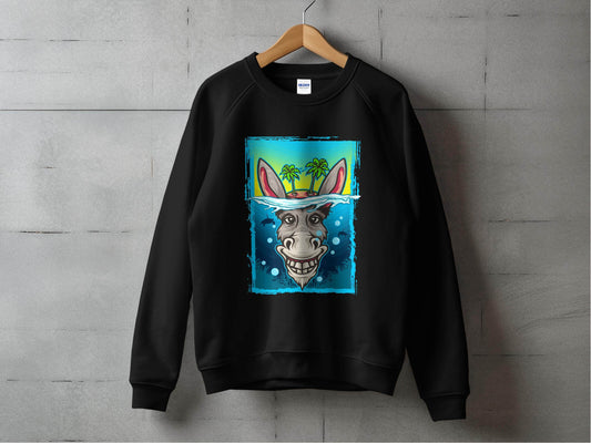 Fun Donkey Island Summer Vibes Graphic Sweater - Design & Vybe