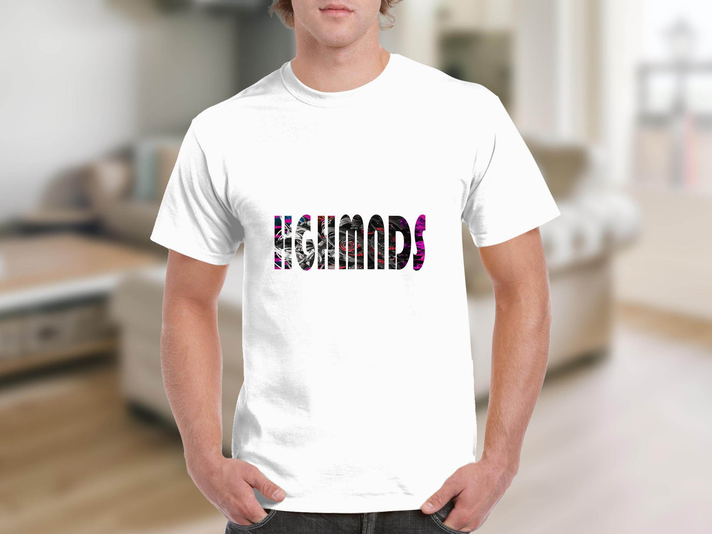 Highmads Artistic Bold Design Statement Graphic Print T-Shirt - Design & Vybe