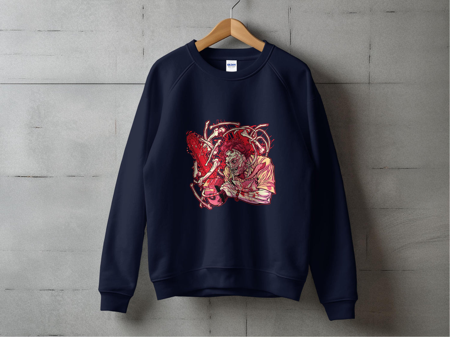 Vivid Red and Purple Artistic Design Sweatshirt product