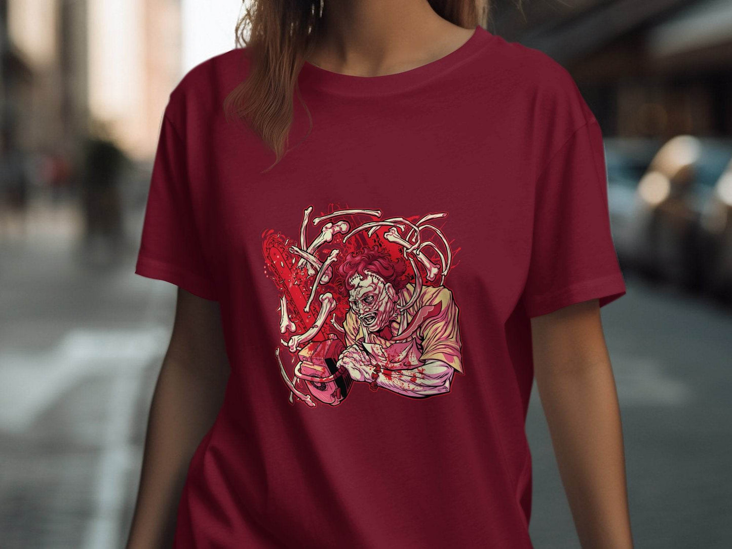 Chainsaw Massacre Graphic Style Design Awesome T-Shirt - Design & Vybe