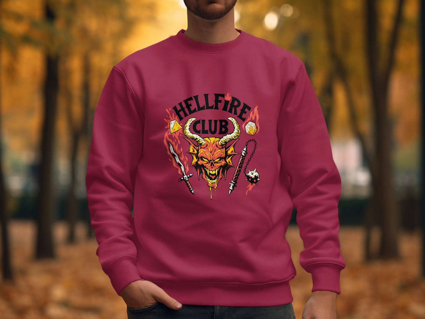 Hellfire Club Demon Graphics Sweatshirt product