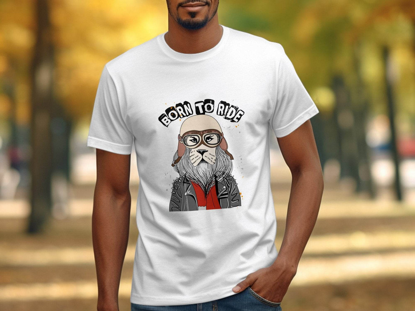 Born to Ride Cool Biker Themed Graphic T-Shirt - Design & Vybe