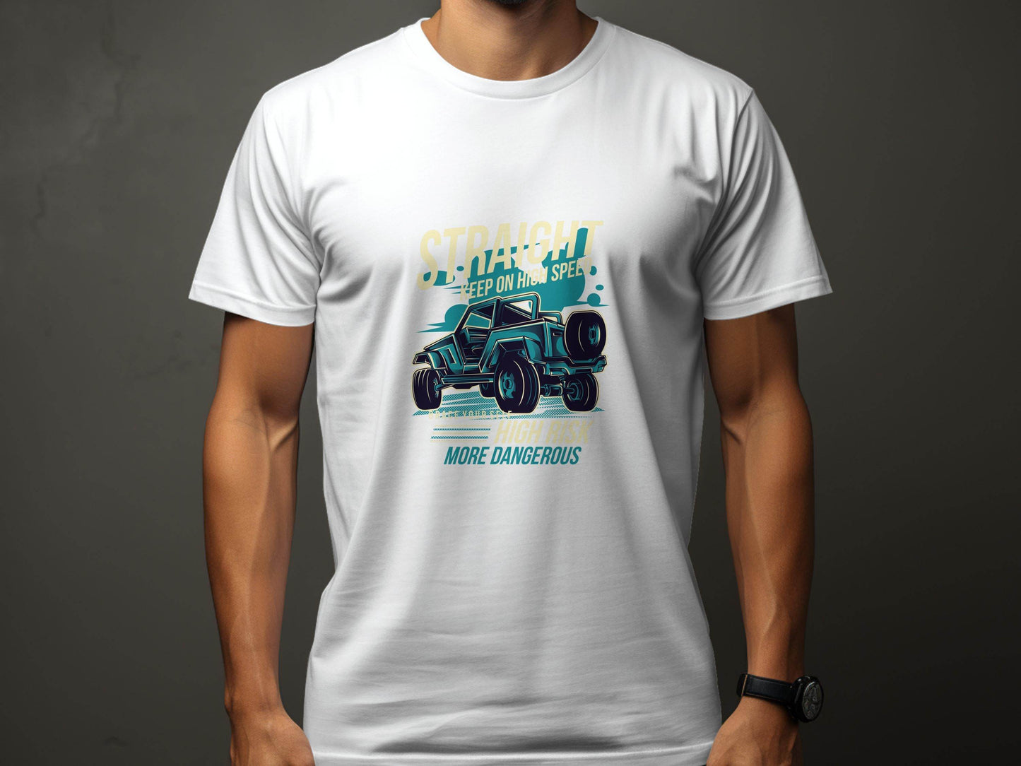 Straight Keep on High Speed More Dangerous T-Shirt - Design & Vybe