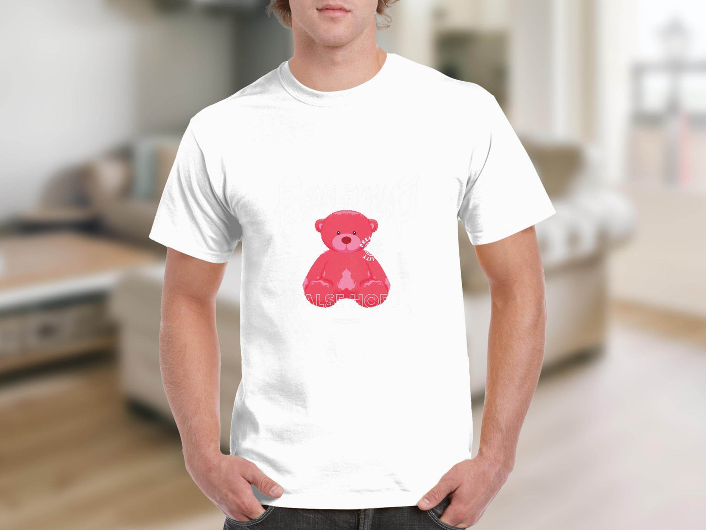 False Hope Teddy Premium Quality Graphic Design T-Shirt - Design & Vybe