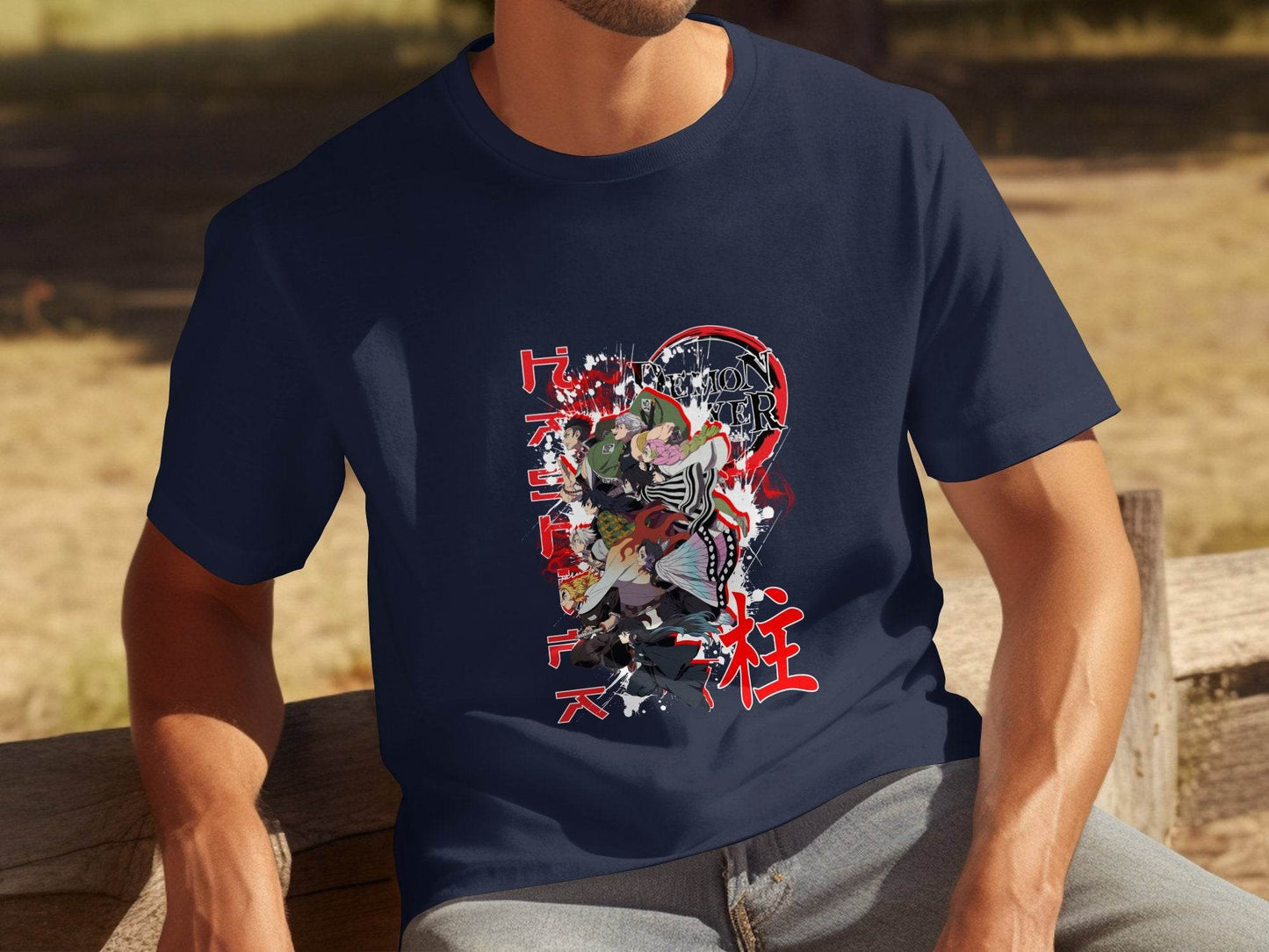 Demon Slayer Pillars Anime Graphic Novelty Design T-Shirt - Design & Vybe
